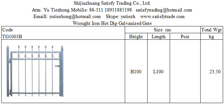 Steel Gate-TG1003B